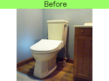 トイレのリフォーム施工例イメージBefore